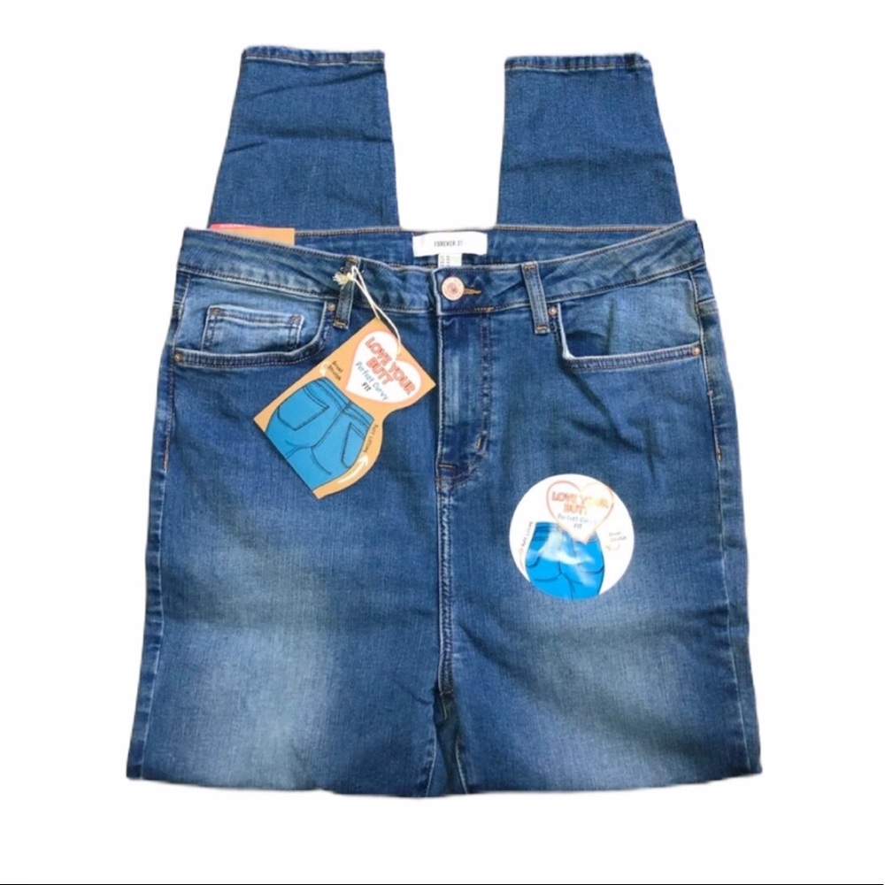 Booty Sculpting High Waisted Skinny Jeans